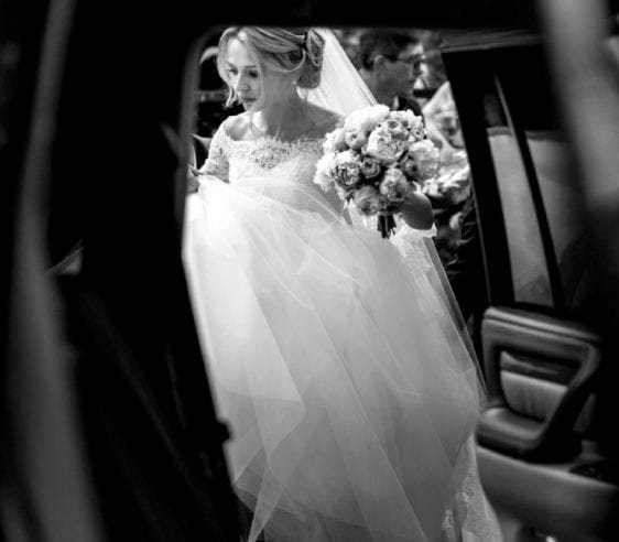 Luxury chauffeur driven wedding cars